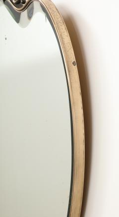Italian 1950s Brass Shaped Wall Mirror with Horse Sculpture - 3927628