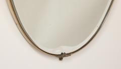 Italian 1950s Brass Shaped Wall Mirror with Horse Sculpture - 3927631
