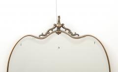 Italian 1950s Brass Shaped Wall Mirror with Horse Sculpture - 3927633