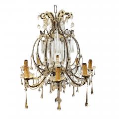 Italian 1950s Chandelier with Large Tear Drops - 2887433