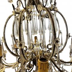 Italian 1950s Chandelier with Large Tear Drops - 2887437