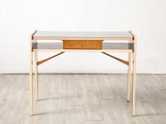 Italian 1950s Console or Vanity Table with Glass Top - 4425121