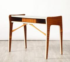 Italian 1950s Console or Vanity Table with Glass Top - 4425128