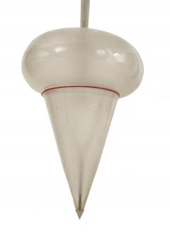 Italian 1950s Hand Blown Frosted Glass Lantern - 466940