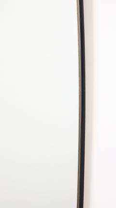 Italian 1950s Metal and Brass Mirror - 4430382