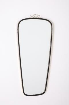 Italian 1950s Metal and Brass Mirror - 4430386
