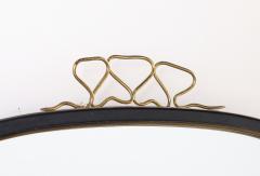 Italian 1950s Metal and Brass Mirror - 4430388