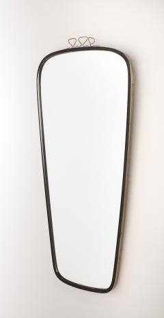 Italian 1950s Metal and Brass Mirror - 4430392
