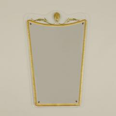 Italian 1950s Murano decorative gilt mirror - 3387468