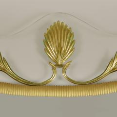 Italian 1950s Murano decorative gilt mirror - 3387472