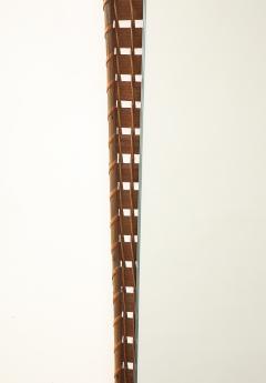 Italian 1950s Rattan Shaped Wall Mirror - 4783314