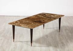 Italian 1950s Rectangular Coffee Table with Agate Top - 2923920