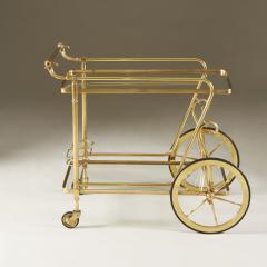 Italian 1950s brass drinks trolley - 2448269