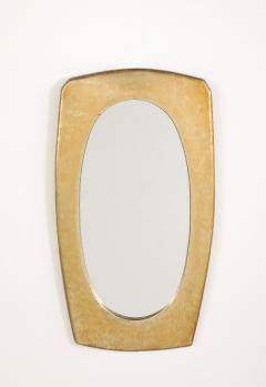 Italian 1960s Brass Framed MirrorItalian - 4425051