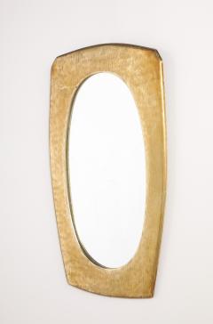 Italian 1960s Brass Framed MirrorItalian - 4425052