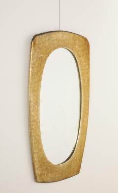 Italian 1960s Brass Framed MirrorItalian - 4425055