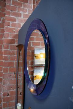 Italian 1960s Cobalt Blue Mirror - 543726