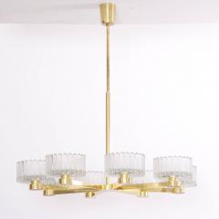 Italian 1960s Luxury Brass Chandelier with Eight Arms - 547783