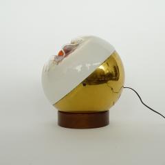 Italian 1970s Floral table lamp in Murano glass - 3502204