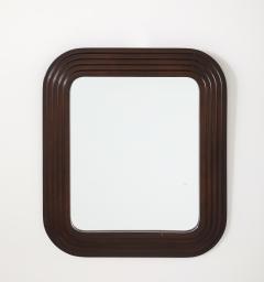 Italian 1970s Lacquered Metal Wall Mirror - 4420767