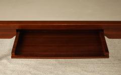 Italian 1970s Mahogany Neoclassical Style Writing Desk - 4782368
