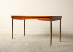 Italian 1970s Mahogany Neoclassical Style Writing Desk - 4782396