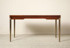 Italian 1970s Mahogany Neoclassical Style Writing Desk - 4782401