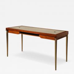 Italian 1970s Mahogany Neoclassical Style Writing Desk - 4788560