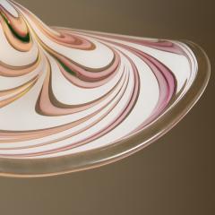 Italian 1970s Murano swirl wave pendant - 3226777