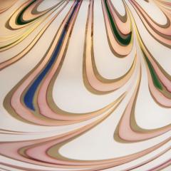 Italian 1970s Murano swirl wave pendant - 3226805