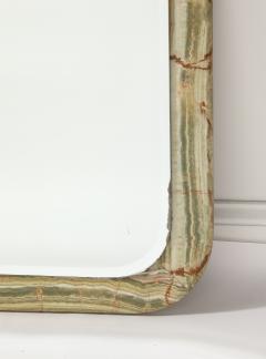 Italian 1970s Square Marble Mirror - 3928067