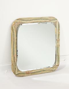 Italian 1970s Square Marble Mirror - 3928071