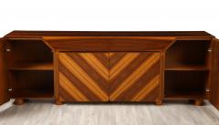 Italian 1970s Walnut Credenza Cabinet - 3354443