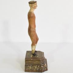 Italian 19th Century Carved Wooden Saint Figure - 4111649
