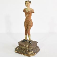 Italian 19th Century Carved Wooden Saint Figure - 4111650