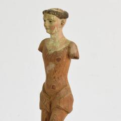 Italian 19th Century Carved Wooden Saint Figure - 4111656