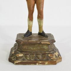 Italian 19th Century Carved Wooden Saint Figure - 4111659