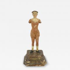 Italian 19th Century Carved Wooden Saint Figure - 4214243