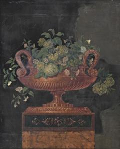 Italian 19th Century Empire Style Oil Painting on Canvas - 4698943