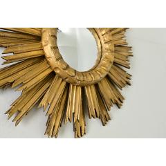 Italian 19th Century Gilt Starburst Mirror - 3807493