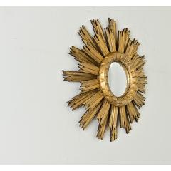 Italian 19th Century Gilt Starburst Mirror - 3807497