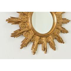 Italian 19th Century Gilt Starburst Mirror - 3807601