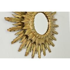 Italian 19th Century Gilt Starburst Mirror - 3807527