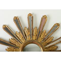 Italian 19th Century Gilt Starburst Mirror - 3974891