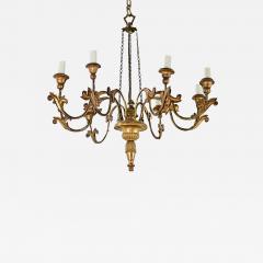 Italian 19th Century Giltwood Chandelier - 3944356