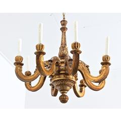 Italian 19th Century Giltwood Chandelier - 4688260
