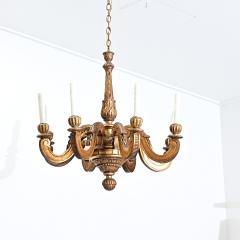 Italian 19th Century Giltwood Chandelier - 4688289