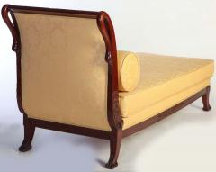 Italian 19th Century Mahogany Swan Neck Sofa or Chais Longues Tuscany 1820 - 1730377