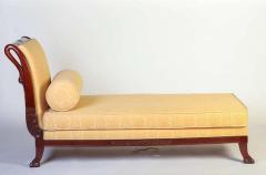 Italian 19th Century Mahogany Swan Neck Sofa or Chais Longues Tuscany 1820 - 1730385