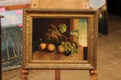 Italian 19th Century Oil on Canvas Still Life Painting Depicting Fruits - 3544865